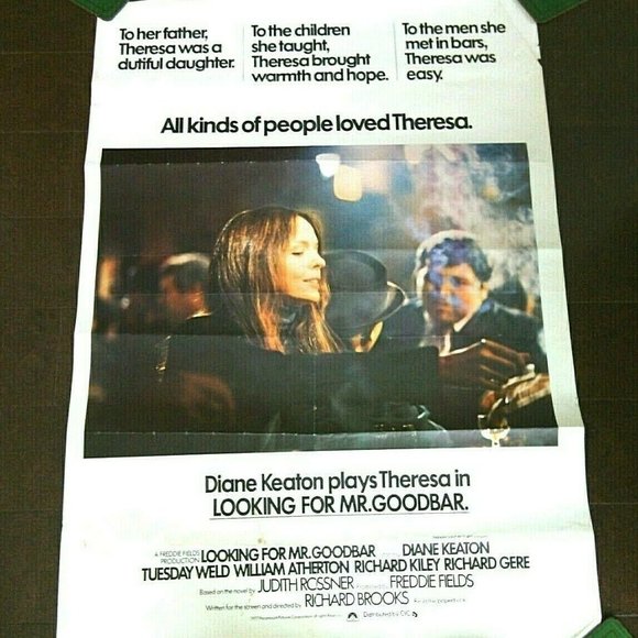 Film Poster Original Looking for Me Goodbar Diane Keaton & Richard Gere Movie - Picture 11 of 16
